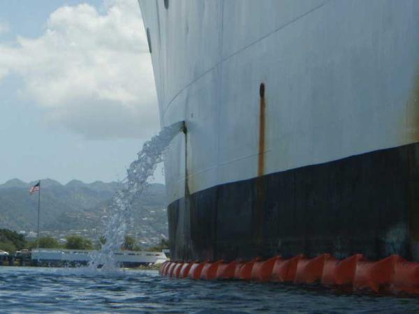 Ballast water release